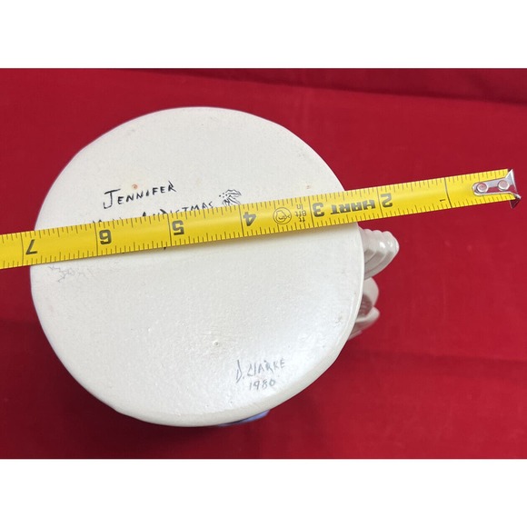 VINTAGE HAND MADE PAINTED STEIN SKIER. *PRE-OWNED*. 1980 - Picture 12 of 12